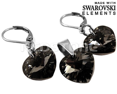 Sada Swarovski Elements RED8067